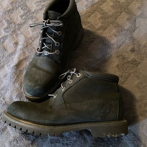Black timberland boots - Womens